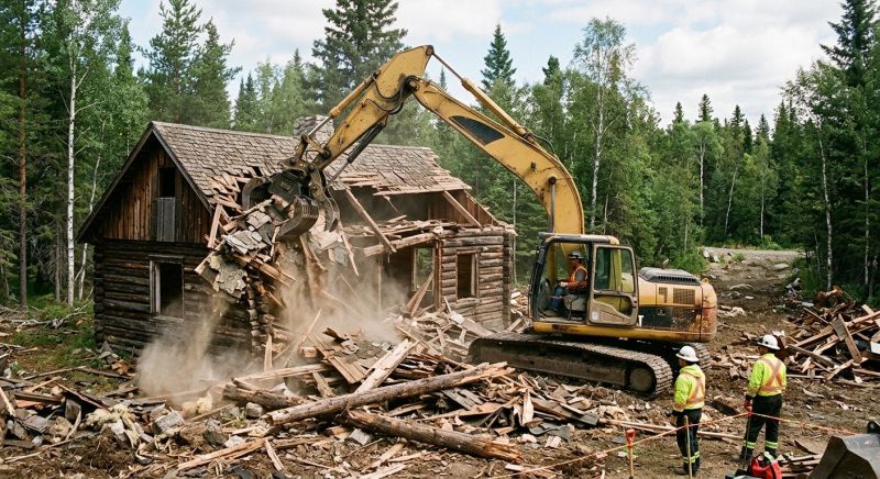Cabin Demolition in Somerset County, NJ