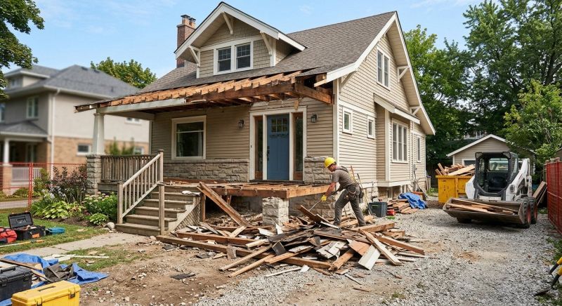 Carport Demolition in Bergen County, NJ