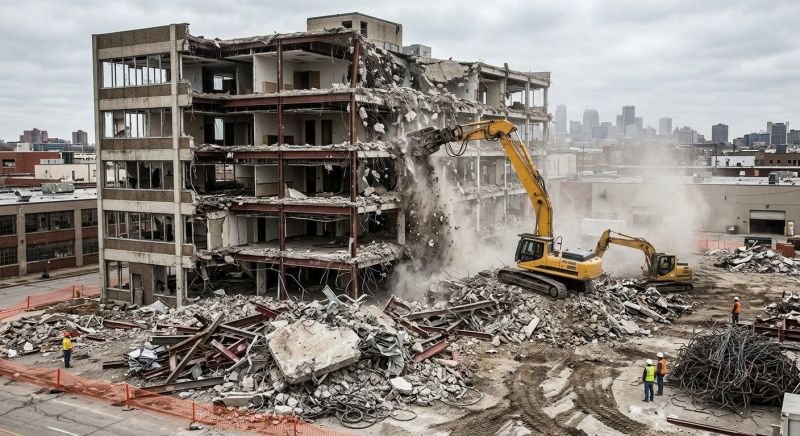 Commercial Site Demolition in Houston, TX