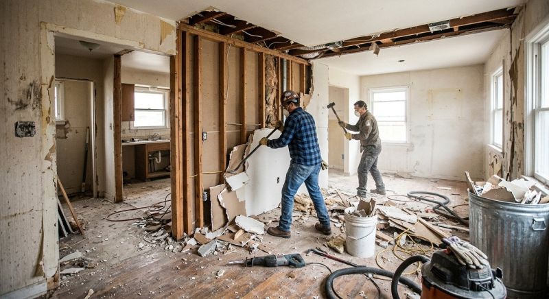 Interior Wall Demolition in Frederick, MD