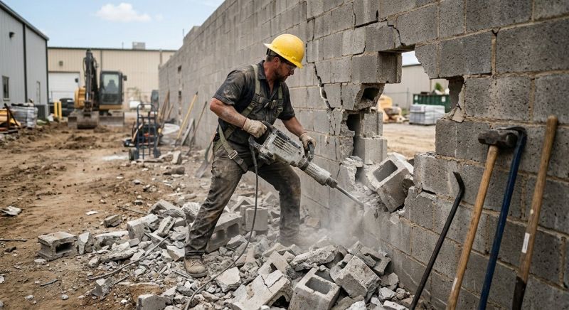 Masonry Demolition in Bergen County, NJ